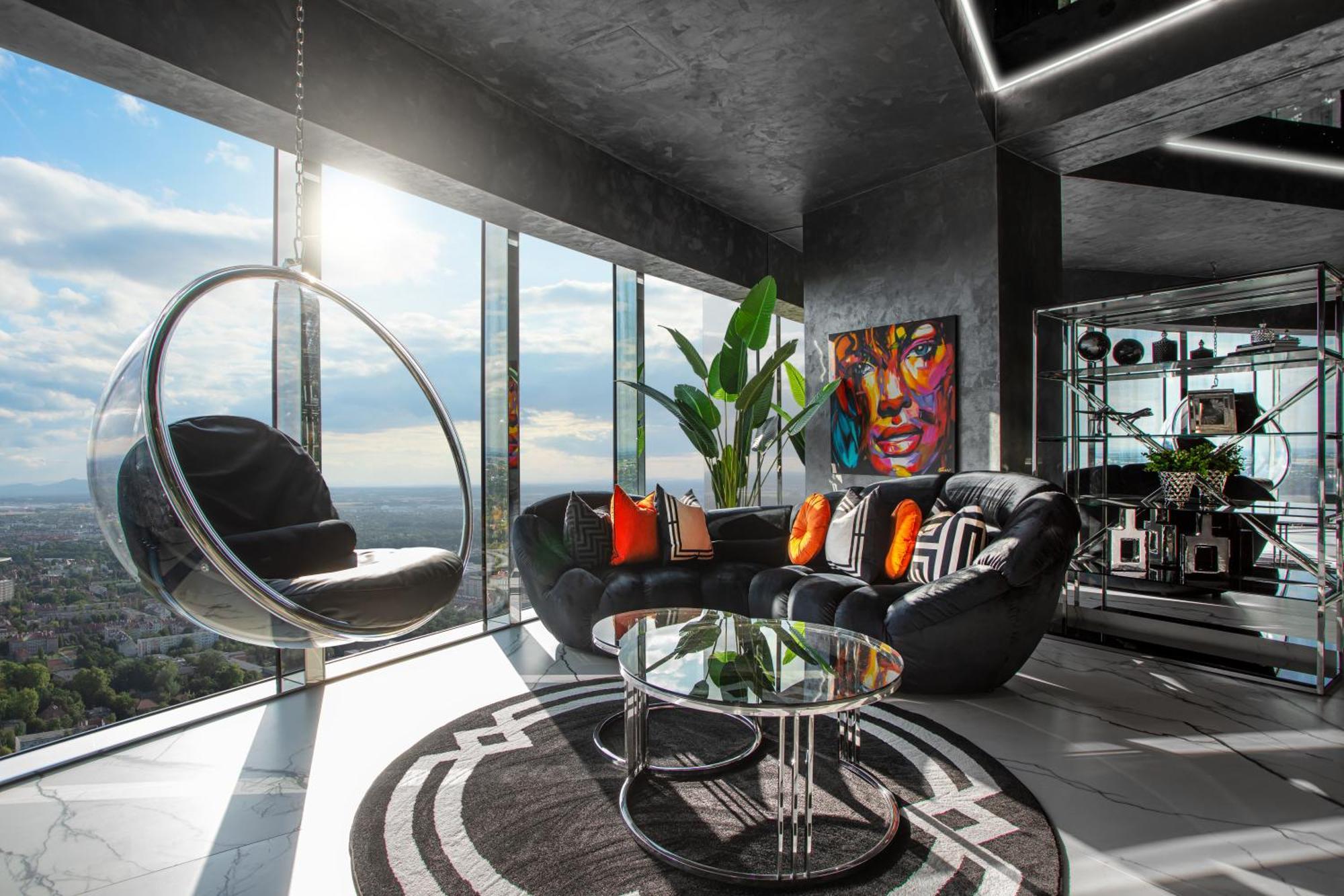30Th+ Floor Apartments In Sky Tower Wroclaw Exterior photo