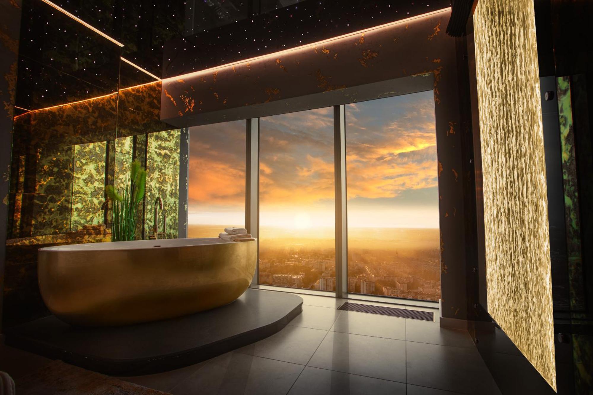 30Th+ Floor Apartments In Sky Tower Wroclaw Exterior photo